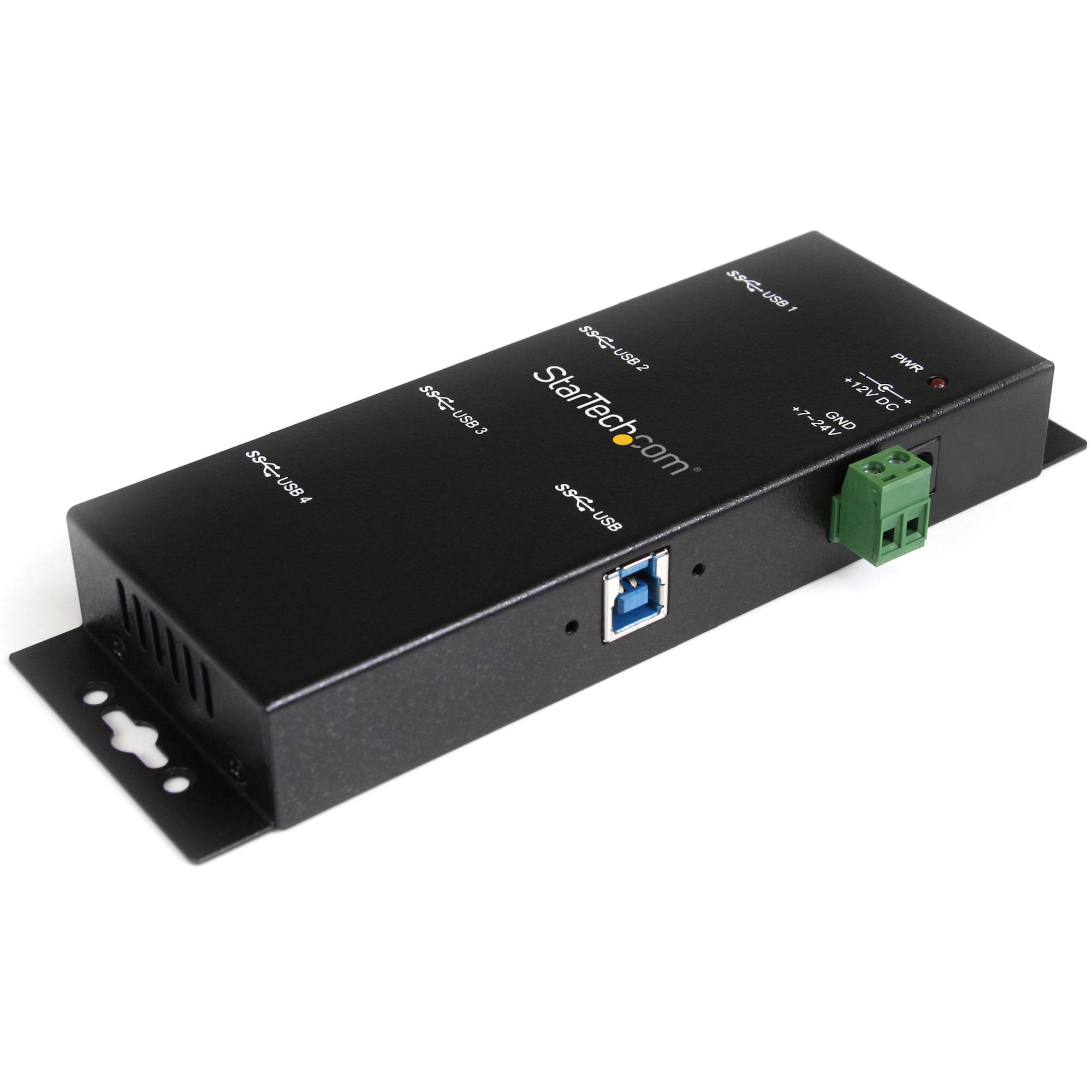 Image of StarTech.com 4-Port Industrial USB 3.0 Hub with ESD...