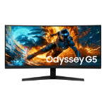 Samsung 34 Inch Odyssey G5 G55H Ultra WQHD 180Hz Gaming Monitor