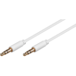 Microconnect AUDLL1W audio cable 1 m 3.5mm White