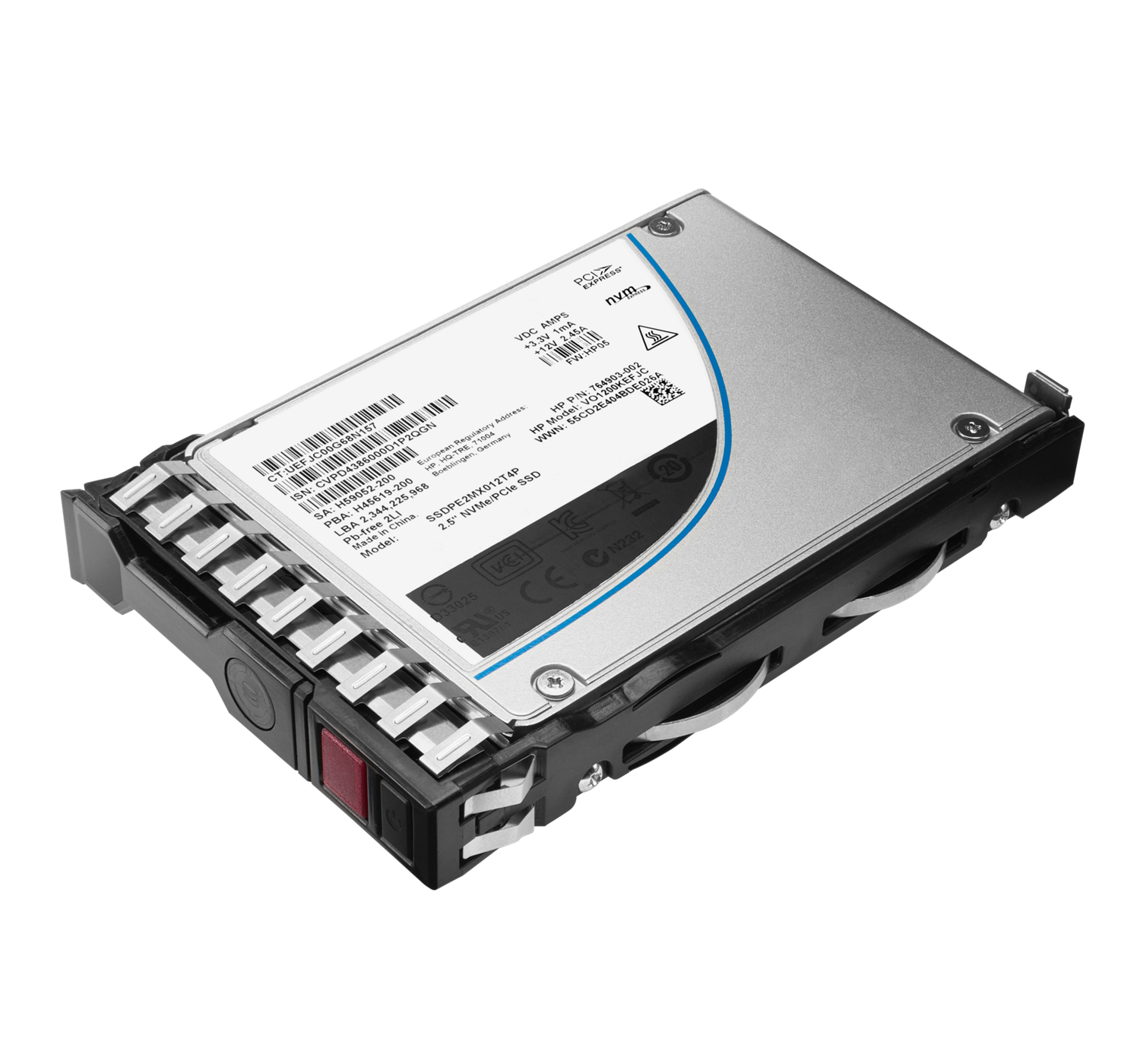 Hewlett Packard Enterprise P22329-B21 internal solid state drive 2.5" 800 GB PCI Express 4.0 TLC NVMe