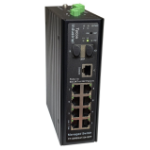 Tycon Systems TP-SW8GAT/24-SFP network switch Managed L2+ Gigabit Ethernet (10/100/1000) Power over Ethernet (PoE) Black