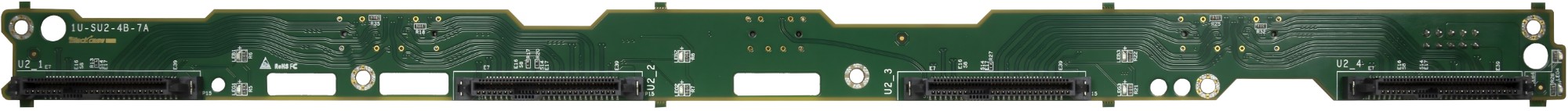 Inter-Tech 88887405 drive bay panel Backplane Green
