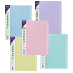 Snopake GRS ReBorn Display Book 24 Pocket / 48 sides to view A4 Pastel Asstd- 5 Books