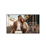 LG 110UH5Q-H signage display Digital signage flat panel 98" LCD Wi-Fi 500 cd/m² 4K Ultra HD Black WebOS 24/7