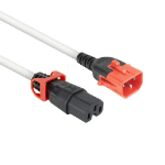ACT Netsnoer C14 IEC Lock+ Dual Locking - C15 IEC Lock+ wit 2 m, PC3875