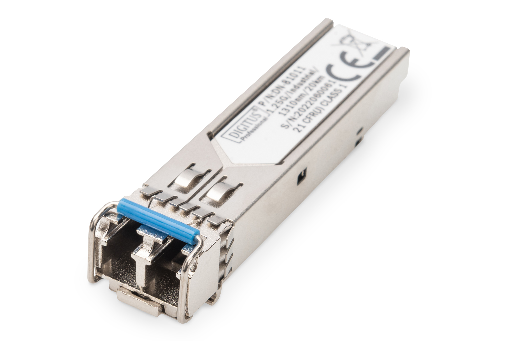 Image of Digitus Industrial mini GBIC (SFP) Module, 1.25 Gbps, 20km