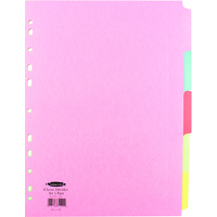 Concord Divider 5-Part A4 160gsm Multicoloured 71199/J11