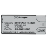 CoreParts MOBX-BAT-SMN915XL mobiele telefoon onderdeel Batterij/Accu Zwart