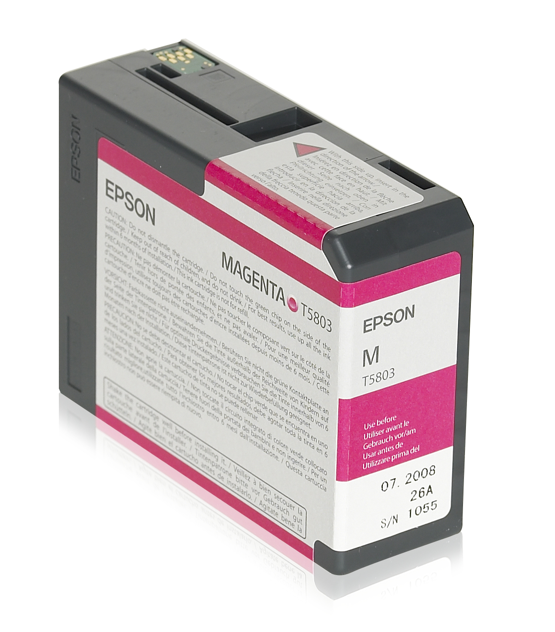 Image of Epson C13T580300/T5803 Ink cartridge magenta 80ml for Epson Stylus...