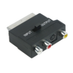 Schwaiger SCA7320 531 SCART (21-pin) 3 x RCA + S-Video Zwart