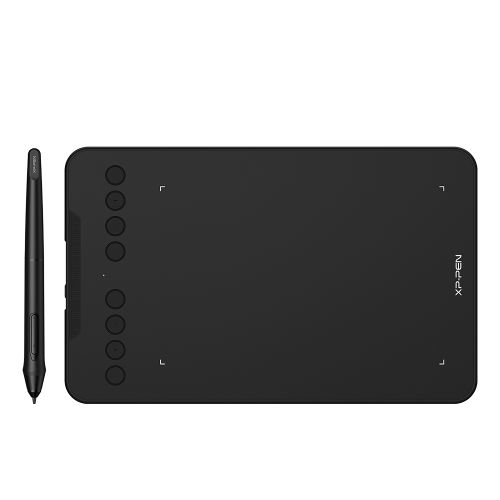 Image of XP-PEN DECO MINI 7 graphic tablet Black 5080 lpi 177.8 x 111.1 mm USB