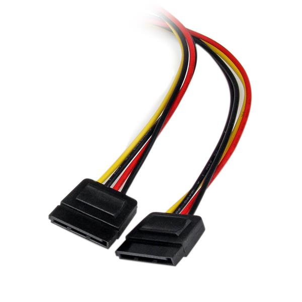 StarTech.com 12in LP4 to 2x SATA Power Y Cable Adapter
