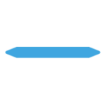 Brother LTZ1M026FPIP self-adhesive label Blue 351 pc(s)
