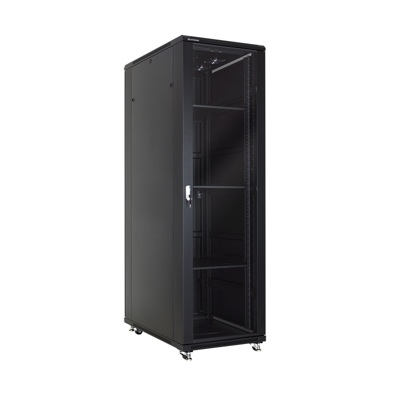 LinkBasic 42RU 1000mm Depth Server Rack Glass Door with 4x240v Fans and