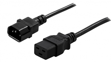 Image of PowerWalker 91010040 power cable Black C14 coupler C19 coupler