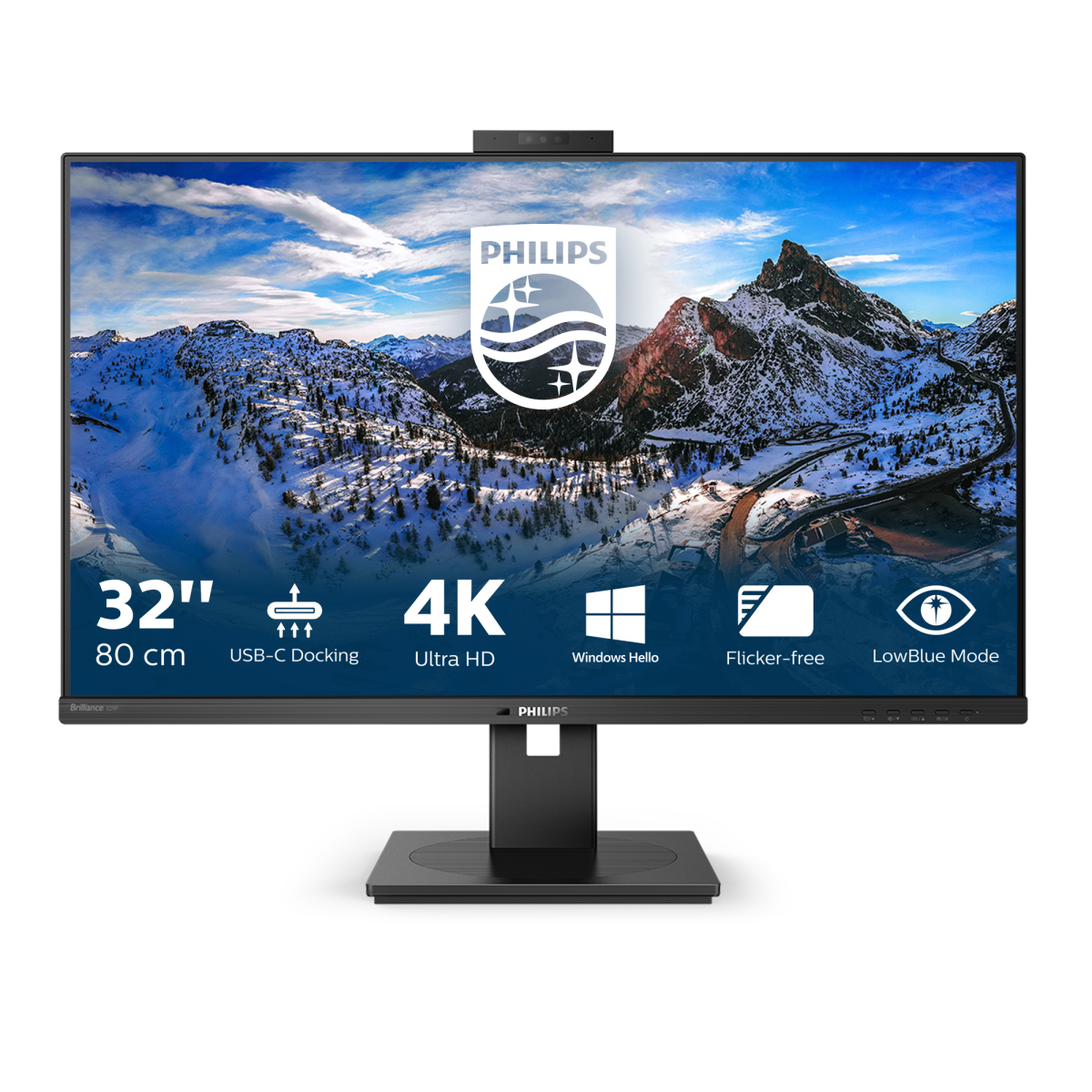 P Line LCD monitor with USB-C docking