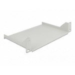 DeLOCK 10″ Shelf for network cabinet 1U grey