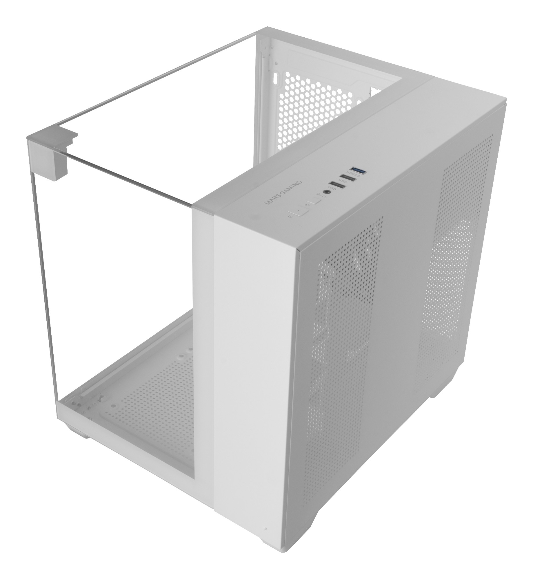 Mars Gaming MC-VISIONMW Mini Tower White