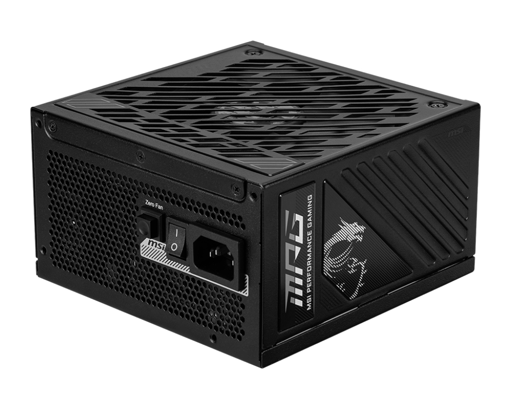 MSI MPG A1000GS PCIE5 Power Supply Unit 1000 W 24-pin ATX ATX Black