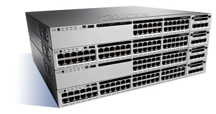 Cisco Catalyst WS-C3850-12XS-E network switch Managed Black, Grey