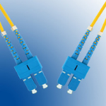 Microconnect SC/PC-SC/PC 3m fibre optic cable Yellow