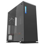 GAMEMAX Vega Black Case With RGB Strip & PWM Controller Perspex Side Windows