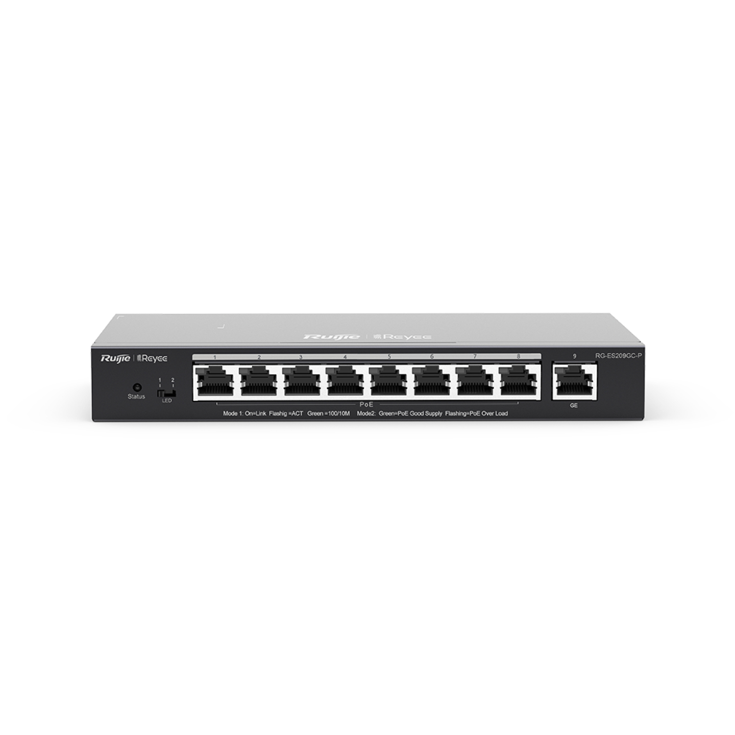 Ruijie Networks RG-ES209GC-P network switch Managed Gigabit Ethernet (