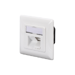 Digitus CAT 5e, Class D, wall outlet, shielded, surface mount