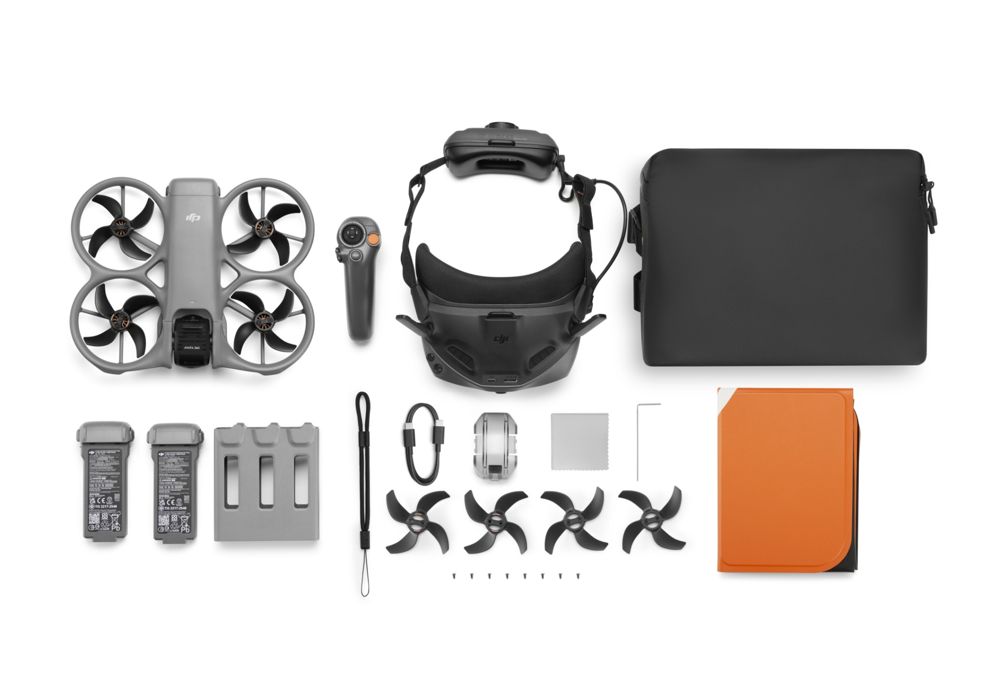 Dji Grey Avata 360 Motion Combo (Goggles N3) 4 Rotors Octocopter 64 Mp 6000