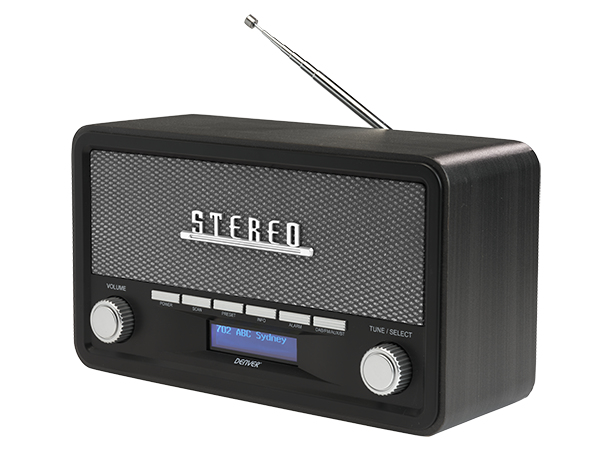 Image of Inter Sales DAB+/FM RADIO DAB-18 DARKWOOD