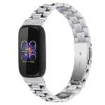 Fitbit Inspire 3 Stainless steel watch strap - Silver