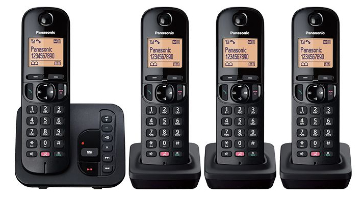 Panasonic KX-TGC264EB telephone DECT telephone Caller ID Black