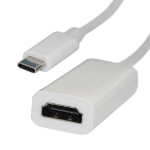 Videk USB 3.1 Type-C to HDMI 4K 30Hz Display Adapter White