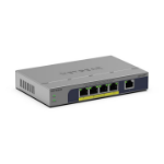 NETGEAR GS105PP Unmanaged Gigabit Ethernet (10/100/1000) Power over Ethernet (PoE) Desktop/Wall-Mounting Grey