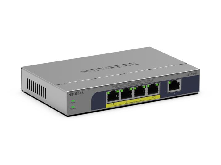 GS105PP Unmanaged Gigabit Ethernet (10/100/1000) Power over Et