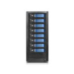 iStarUSA JAGE9BT8HDBL-DE disk array Tower Black, Blue