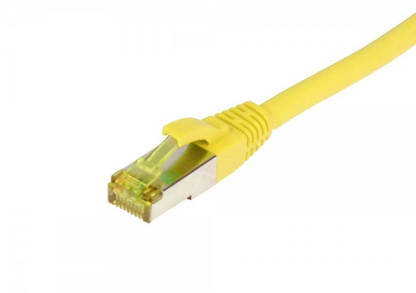 EU Product - Patchkabel RJ45 CAT6A 500Mhz gelb S-STP S/FTP TPE/LSZH Ultraflex AWG26 - Cable - Network thumbnail