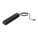 Monoprice 35098 surge protector Black 6 AC outlet(s) 120 V 70.9" (1.8 m)