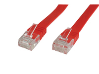 Image of Microconnect V-UTP601R-FLAT networking cable Red 1 m Cat6 U/UTP (UTP)
