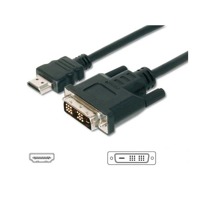FDL 2M HIGH SPEED HDMI-A TO DVI-D CABLE M-M