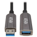 Tripp Lite U330F-15M-G1 USB 3.2 Gen 1 CL3-Rated Fiber Active Optical Cable (AOC) - Extension/Repeater, A M/F, Black, 15 m (49 ft.)