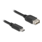 DeLOCK 81539 USB cable USB 2.0 5 m USB C USB A Black