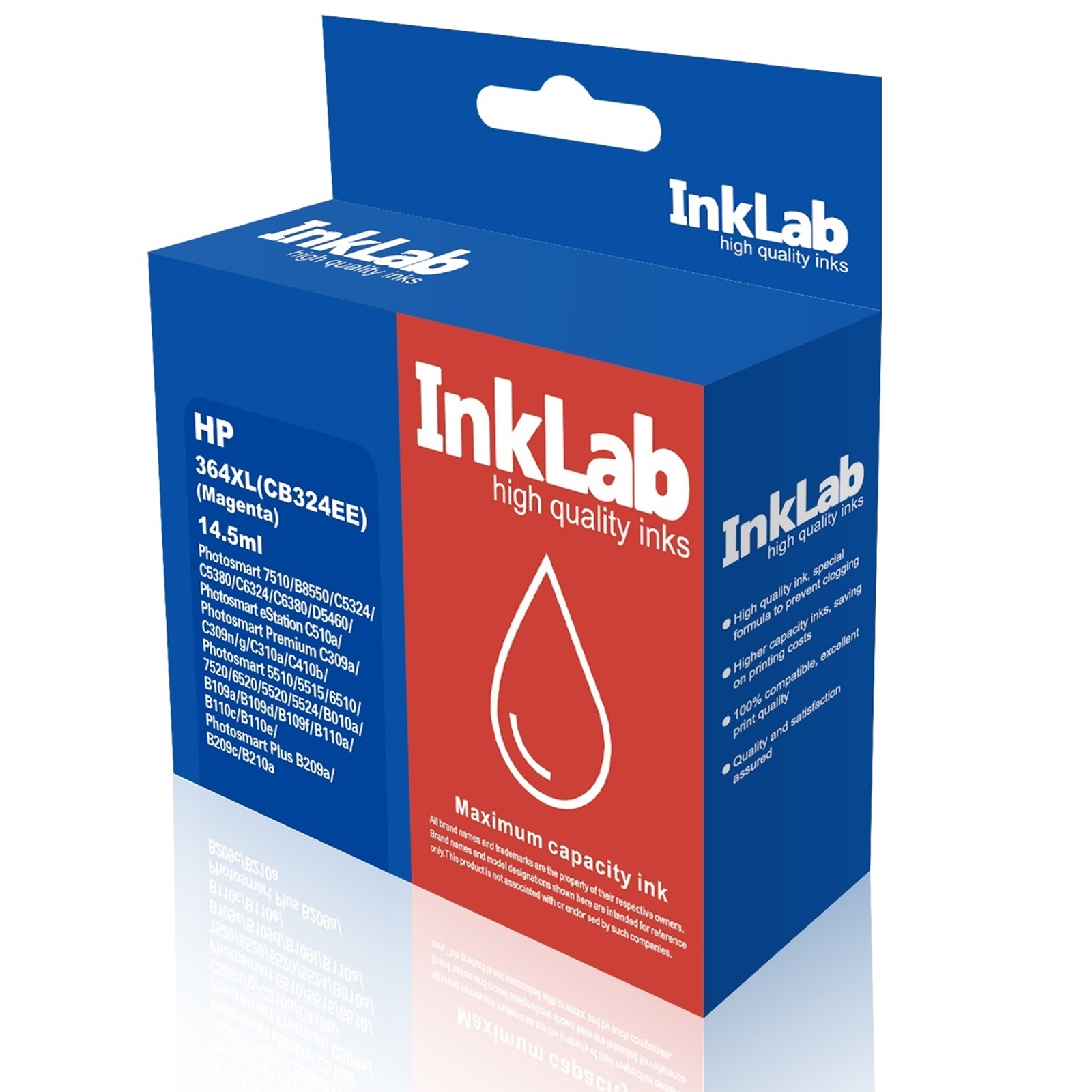Image of INKLAB 364 XL HP Compatible Magenta Replacement Ink
