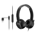 Kensington H950 EQ Headset Wired Head-band Office/Call center USB Type-C / USB Type-A Black