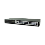 Luxul Wireless XMS-2624P Managed L2/L3 Gigabit Ethernet (10/100/1000) Power over Ethernet (PoE) 19U Black