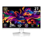 MSI MAG 272QPW QD-OLED X28 computer monitor 67.3 cm (26.5") 2560 x 1440 pixels Wide Quad HD White