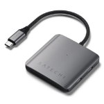 Satechi ST-H4CPDM interface hub USB Type-C 10000 Mbit/s Grey