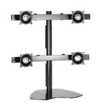 Chief Quad Monitor Table Stand Black