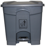 CLEANLINK RUBBISH BIN WITH BULLET LID WITH PEDAL 68 L