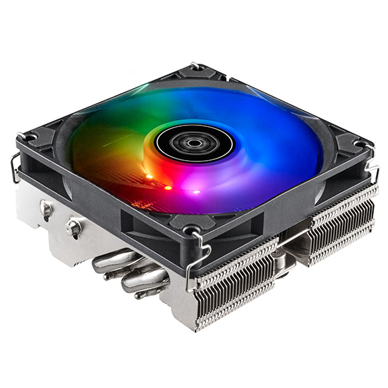 Image of Silverstone Hydrogon H90 ARGB Processor Fan 9.2 cm Black 1 pc(s)